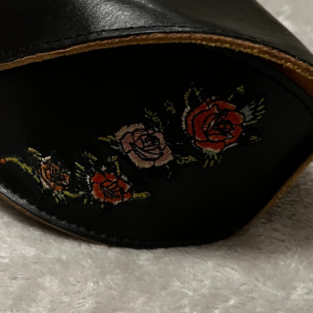 RARE/ED HARDY TATTOO Sunglasses Black Skull & Roses EHS001 Crystals W/Case - Picture 9 of 16